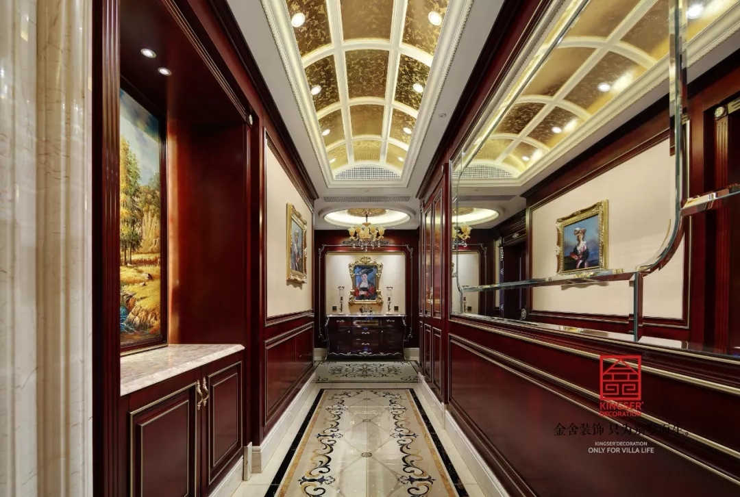 新源燕府550平米新古典風格裝修實景