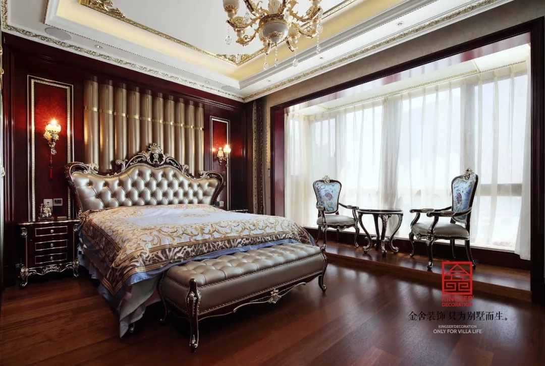 新源燕府550平米新古典風格裝修實景