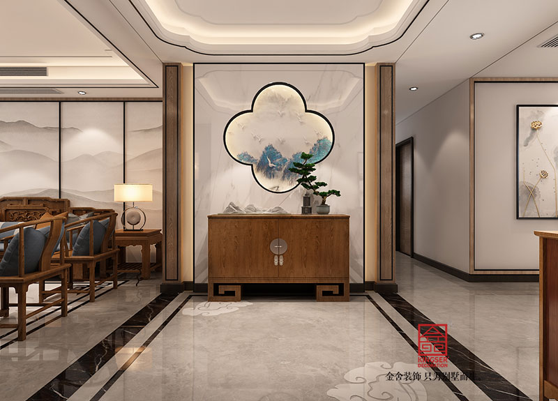 東南智匯城裝修-中式風格-玄關