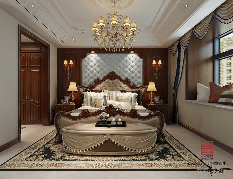 紫晶悅城200平米新古典風格裝修效果圖