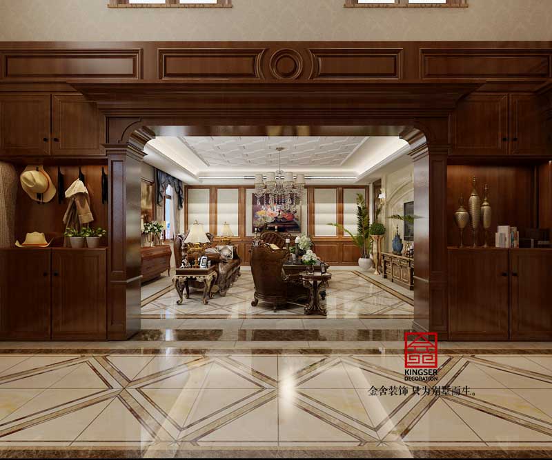 贊皇自建別墅380平米歐式風格裝修效果圖