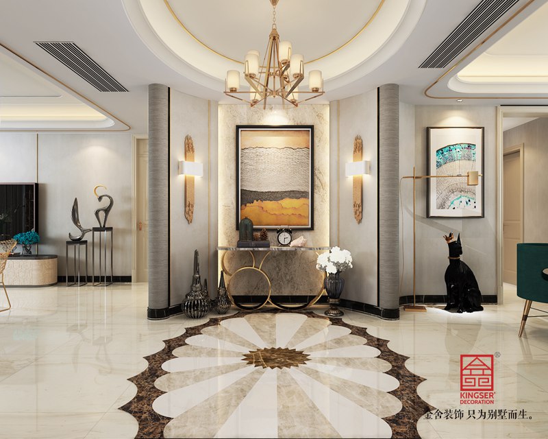 天山九峯210平米現代簡約風格裝修效果圖