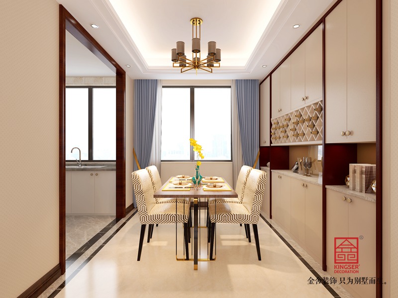 融創中心125平米-新中式裝修-餐廳