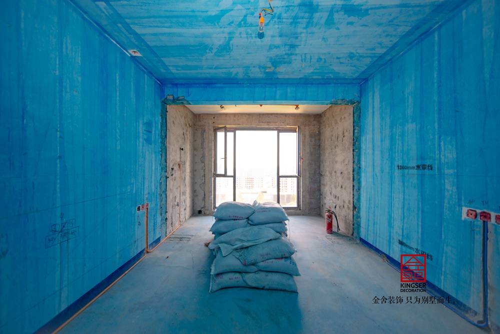 融創中心樓王217平米裝修木工階段