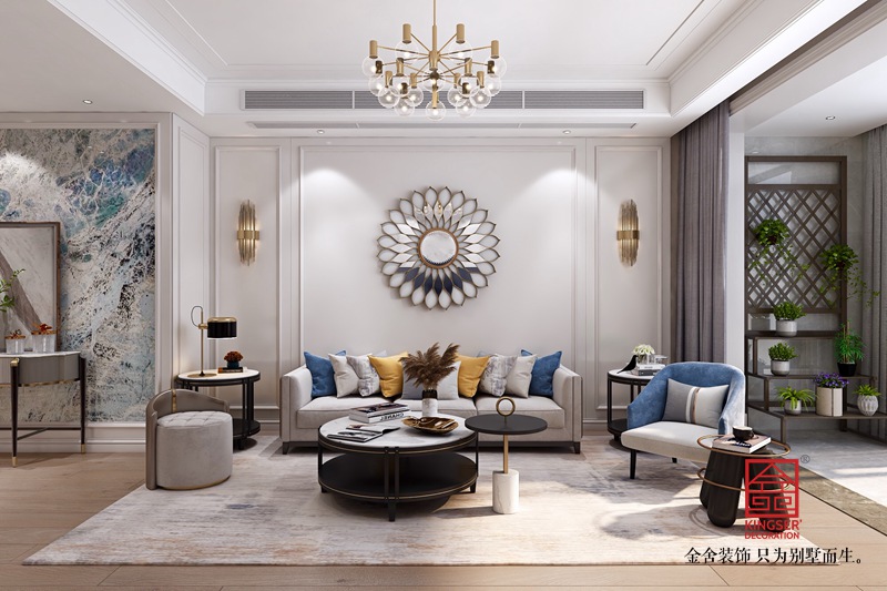 融創中心輕奢風格裝修效果圖