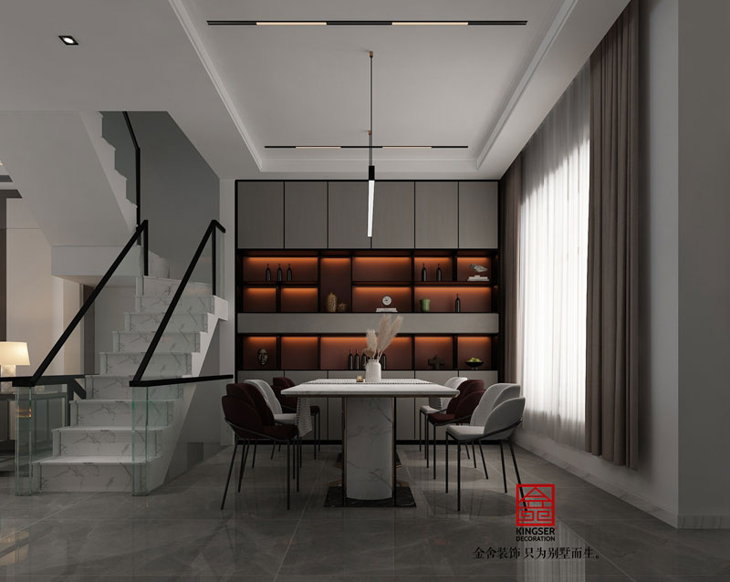 中央云著304平現代風格裝修效果圖