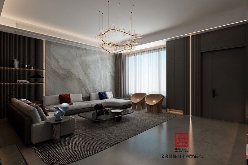 衡水南苑別墅裝修320平米現代風格效果圖