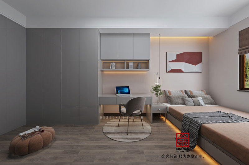 衡水南苑別墅裝修320平米現代風格效果圖