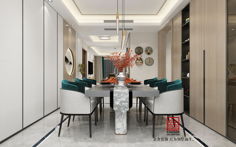 融創中心180平米新東方風格裝修效果圖