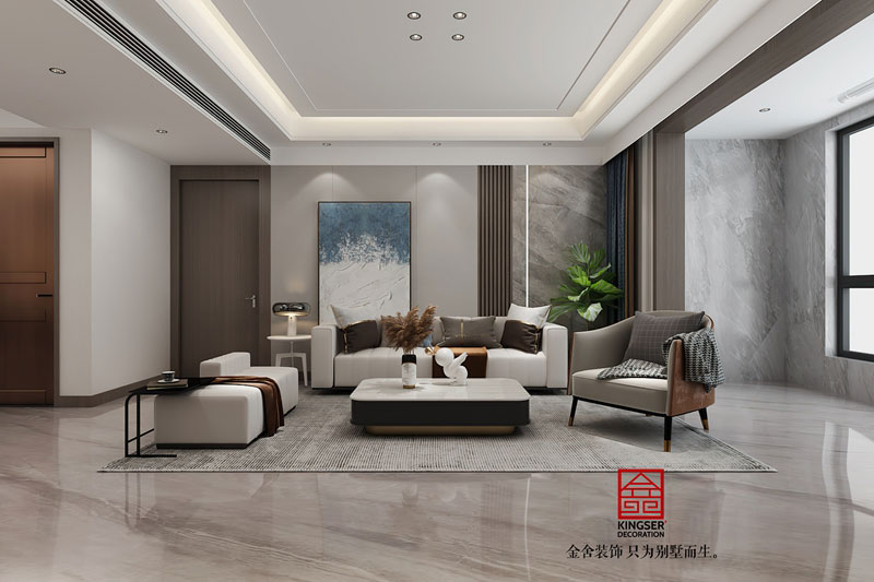 遠洋晟庭170平米現代輕奢裝修效果圖