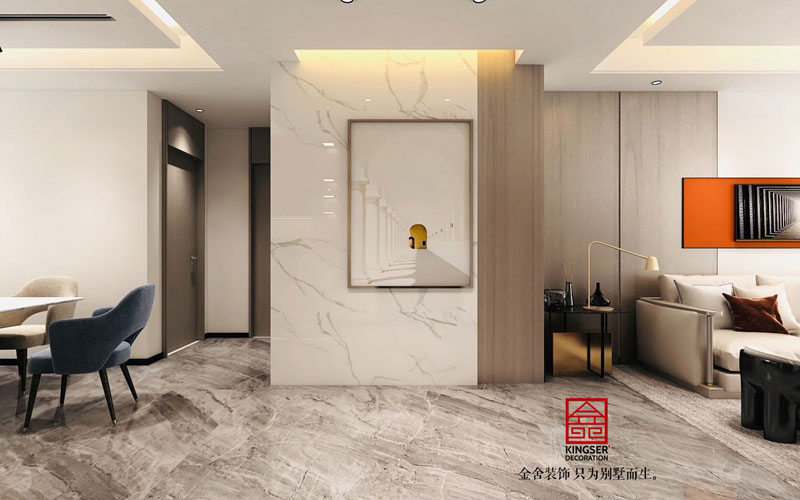 融創中心180㎡裝修效果圖-玄關