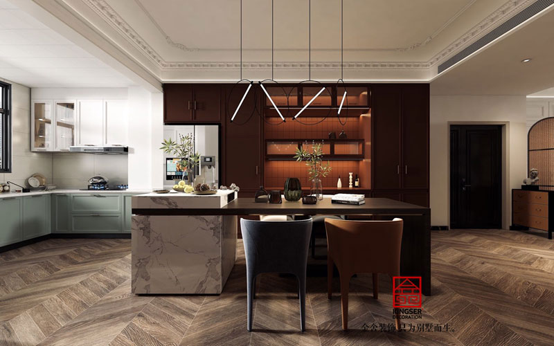 融創中心180㎡法式復古風格裝修