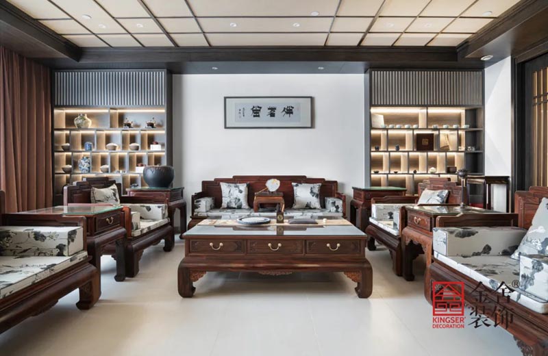 八馬茶業新中式風格裝修實景圖-大廳