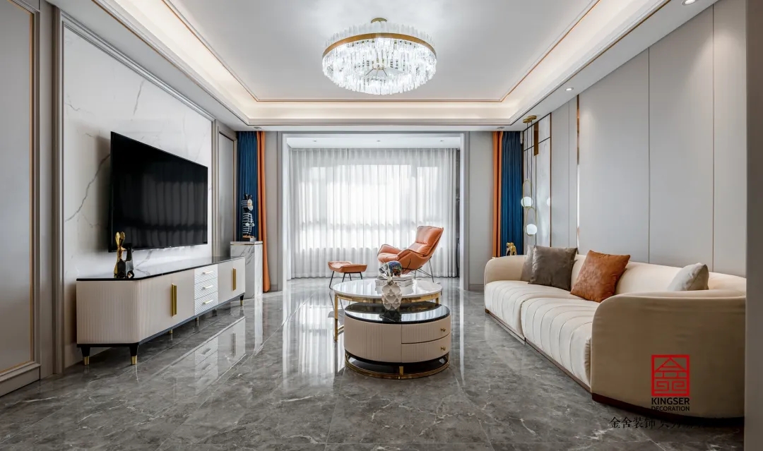 東南智匯城191㎡輕奢風格實景圖