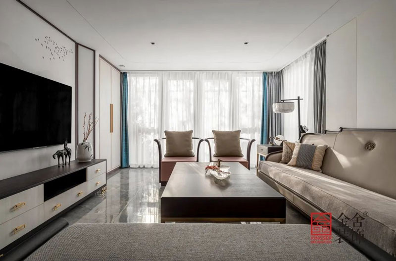 大者別墅裝修設計客廳實景圖