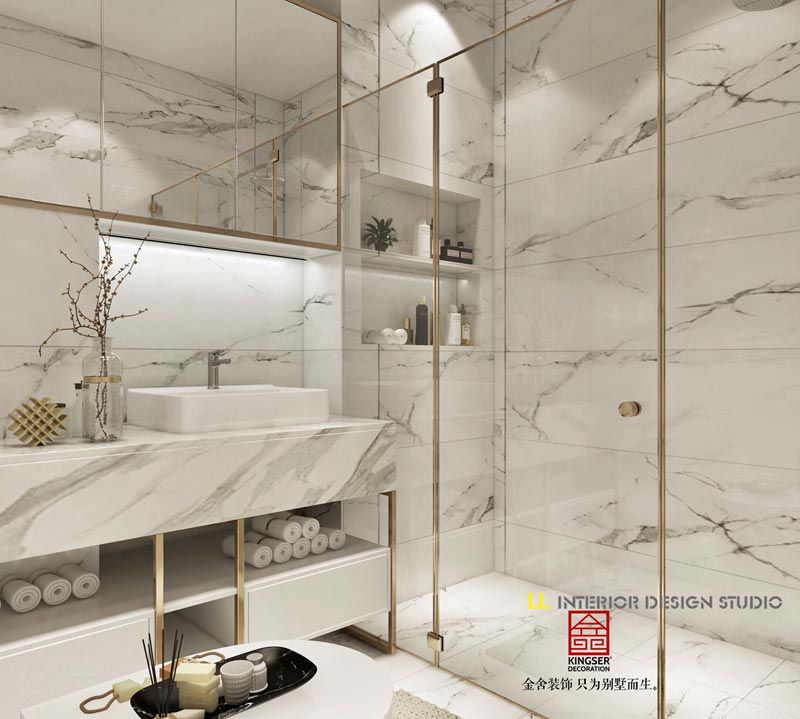 別墅裝修設計衛生間功能分區