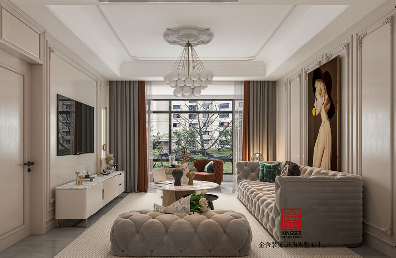綠城誠園138平法式風格裝修設計