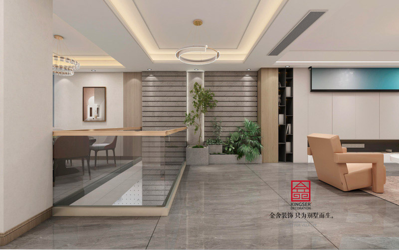 九里晴川下疊裝修現代風格效果圖