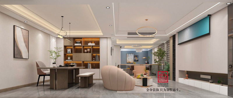 九里晴川下疊裝修現代風格效果圖