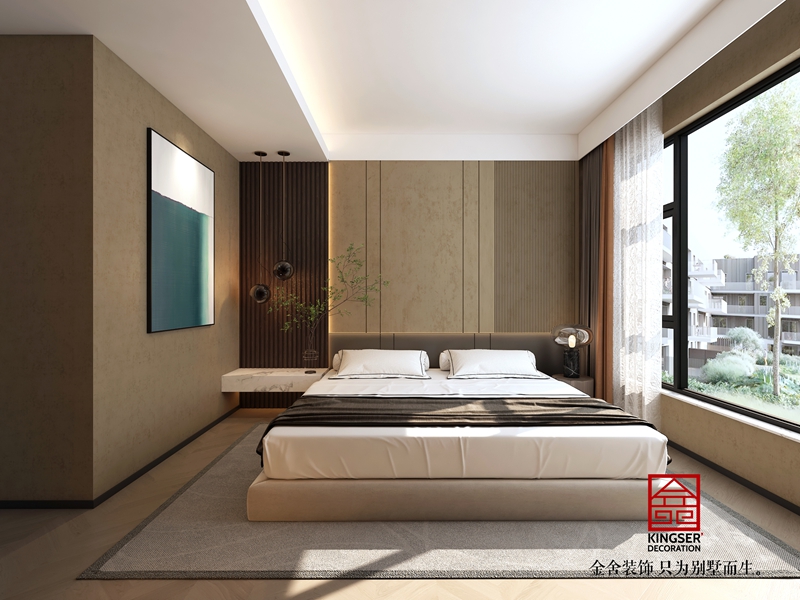 九里晴川143㎡中疊輕奢風(fēng)格效果圖