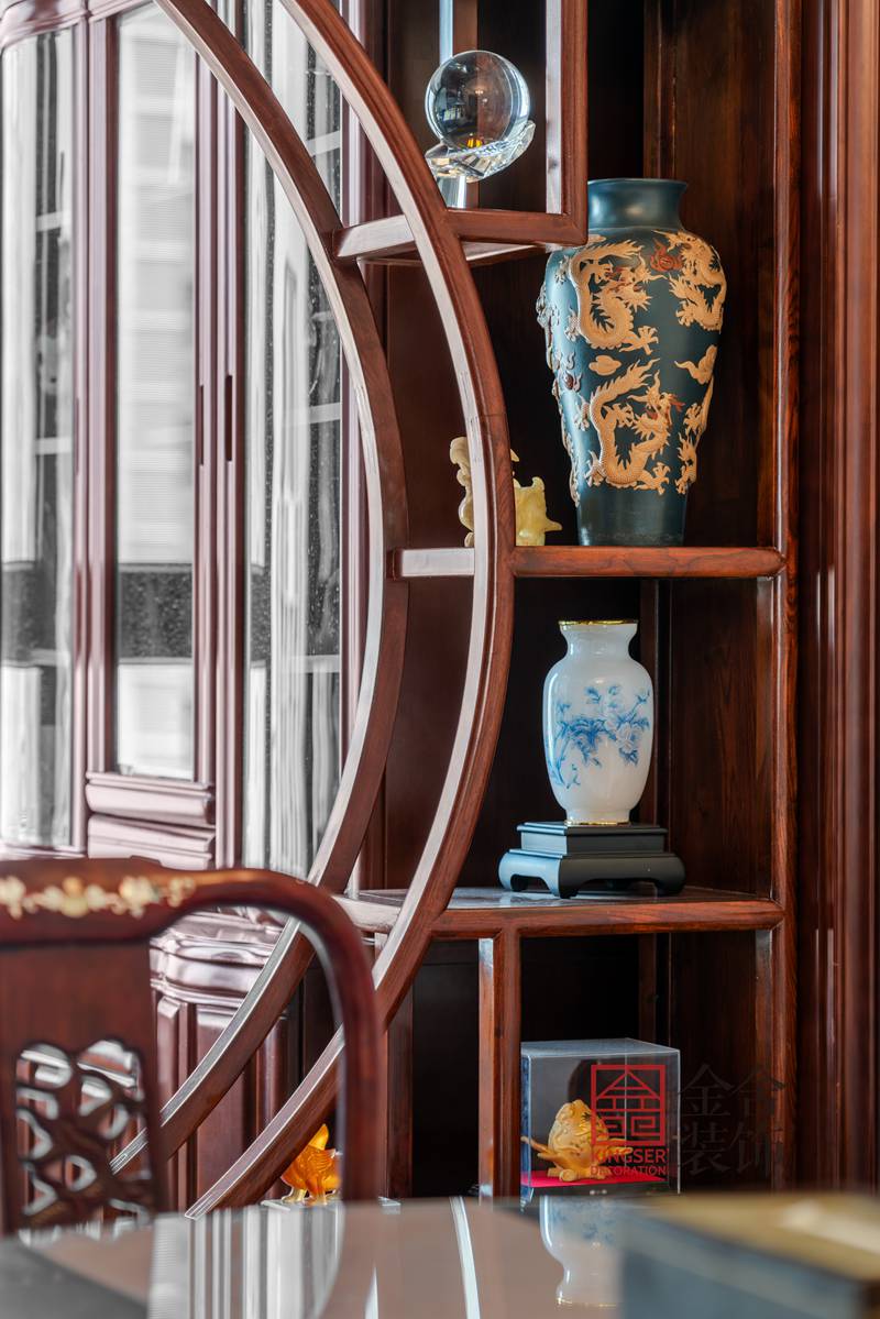 榮盛華府新中式風格裝修設計實景圖