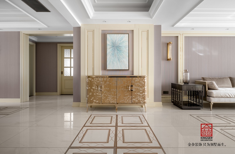 榮盛華府200㎡輕美式風格裝修實景圖