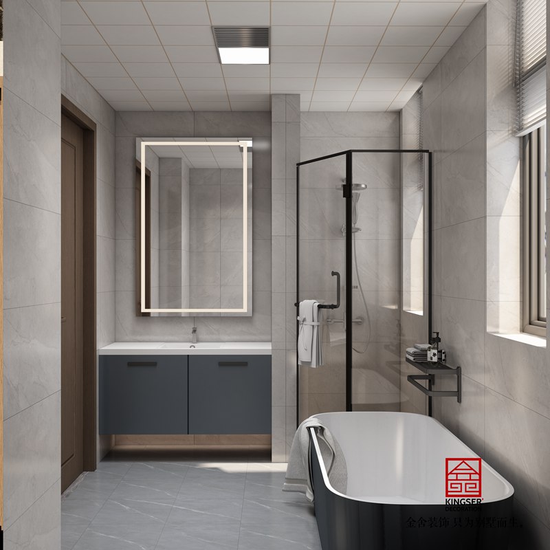 邢臺皓順府370平新中式風(fēng)格別墅裝修效果圖