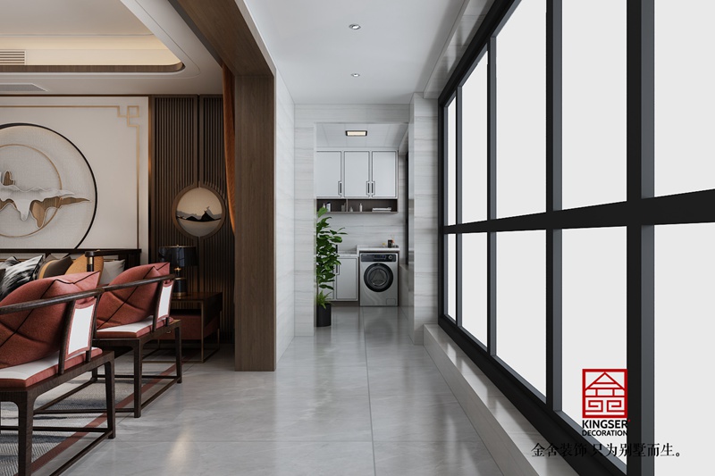 橄欖家園200平新中式裝修設計