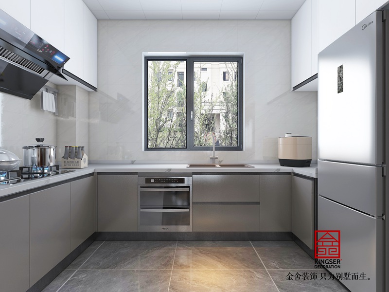 九里晴川中式風格廚房裝修設(shè)計