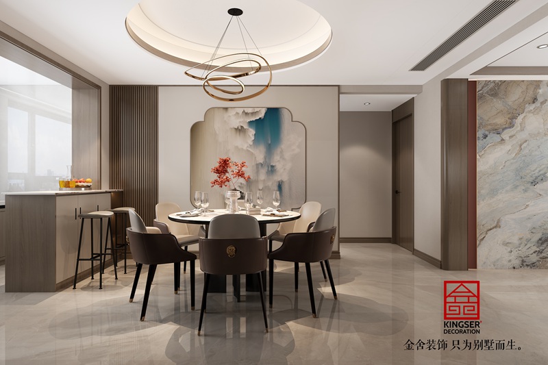 榮盛華新中式風格裝修效果圖