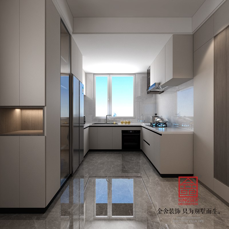 國仕山146平米現代風格裝修設計