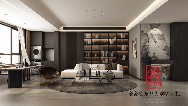 德賢華府190㎡現代風格裝修設計