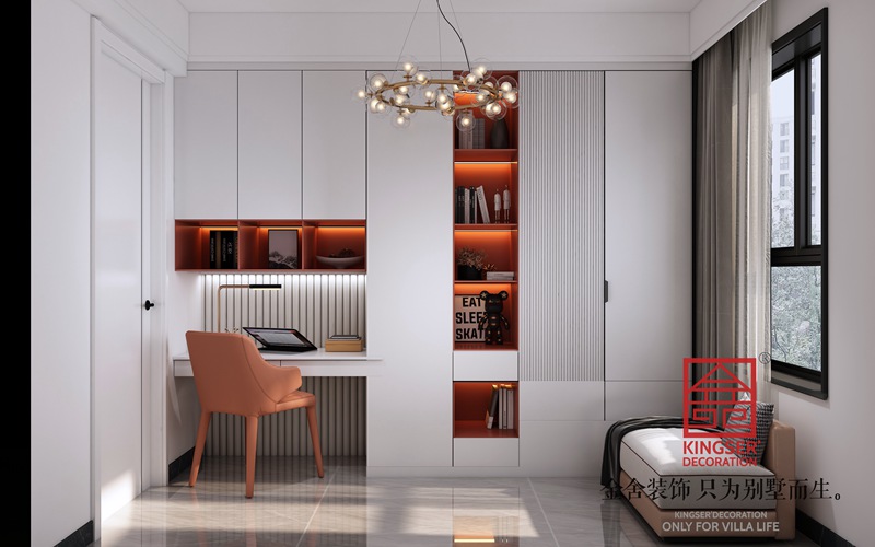 中冶德賢公館123平現(xiàn)代極簡風(fēng)格裝修設(shè)計