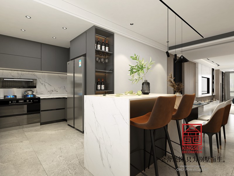 國仕山163㎡現(xiàn)代風格裝修設計