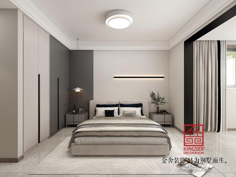 國仕山163㎡現(xiàn)代風格裝修設計