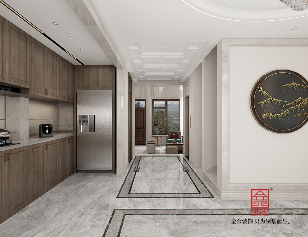 榮盛御府360平米新中式風格裝修-玄關