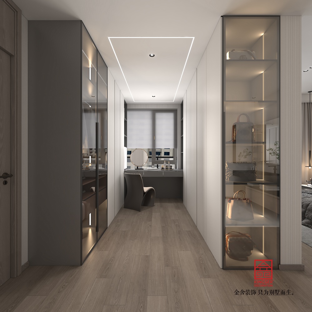 綠城城園230平米意式風格裝修-衣帽間